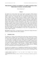 Procedural justice: examining tax disputes resolution process in Russia and Singapore