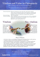 Vitalism and value in chiropractic. Phase I findings, with assistance from Michelangelo