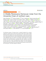 A Middle Pleistocene Denisovan molar from the Annamite Chain of northern Laos