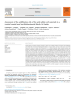 Assessment of the acidification risk of the acid sulfate soil materials in a tropical coastal peat bog: Muthurajawela Marsh, Sri Lanka