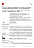 COVID-19 Vaccine Hesitancy among Healthcare Workers and Trainees in Freetown, Sierra Leone: A Cross-Sectional Study