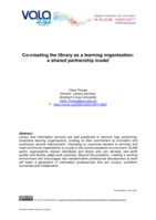 Co-creating the library as a learning organisation: a shared partnership model