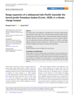 Range expansion of a widespread Indo-Pacific haemulid, the barred javelin Pomadasys kaakan (Cuvier, 1830), in a climate change hotspot