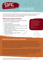 SIFE (School is for Everyone): Improving participation and wellbeing for every student: Evidence Review