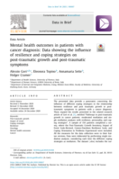 Mental health outcomes in patients with cancer diagnosis: Data showing the influence of resilience and coping strategies on post-traumatic growth and post-traumatic symptoms