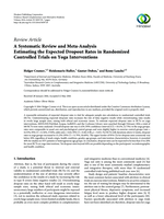 A Systematic Review and Meta-Analysis Estimating the Expected Dropout Rates in Randomized Controlled Trials on Yoga Interventions