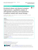 Emotional release and physical symptom improvement: a qualitative analysis of self-reported outcomes and mechanisms in patients treated with neural therapy