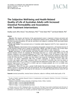 The Subjective Well-being and Health-Related Quality of Life of Australian Adults with Increased Intestinal Permeability and Associations with Treatment Interventions
