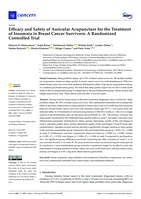Efficacy and Safety of Auricular Acupuncture for the Treatment of Insomnia in Breast Cancer Survivors: A Randomized Controlled Trial