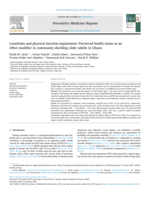 Loneliness and physical function impairment: Perceived health status as an effect modifier in community-dwelling older adults in Ghana