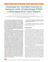 Massage for Combat Injuries in Veteran with Undisclosed PTSD: a Retrospective Case Report