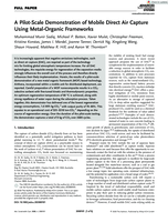 A Pilot-Scale Demonstration of Mobile Direct Air Capture Using Metal-Organic Frameworks