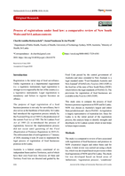 Process of registrations under food law: a comparative review of New South Wales and Sri Lankan contexts
