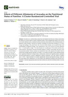 Effects of Different Allotments of Avocados on the Nutritional Status of Families: A Cluster Randomized Controlled Trial