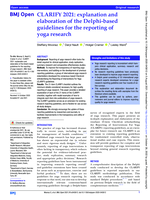 CLARIFY 2021: explanation and elaboration of the Delphi-based guidelines for the reporting of yoga research