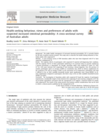 Health-seeking behaviour, views and preferences of adults with suspected increased intestinal permeability: A cross-sectional survey of Australian adults