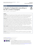 A decade of independent prescribing in the UK: a review of progress
