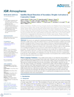 Satellite‐Based Detection of Secondary Droplet Activation in Convective Clouds