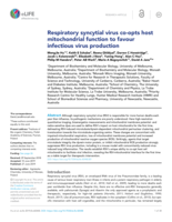 Respiratory syncytial virus co-opts host mitochondrial function to favour infectious virus production