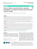 Factors influencing the elderly's adoption of mHealth: an empirical study using extended UTAUT2 model