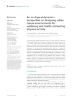 An ecological dynamics perspective on designing urban nature environments for wellbeing and health-enhancing physical activity