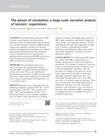 The power of simulation: a large-scale narrative analysis of learners' experiences