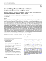 Connectivity shapes functional diversity and maintains complementarity in surf zones on exposed coasts