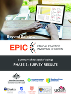 Beyond safety: Ethical practice involving children: Summary of research findings: Phase 3: Survey Results