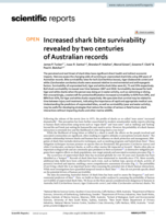 Increased shark bite survivability revealed by two centuries of Australian records