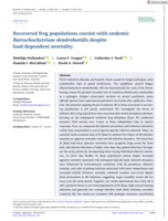 Recovered frog populations coexist with endemic Batrachochytrium dendrobatidis despite load-dependent mortality