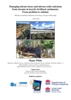 Managing nitrate losses and nitrous oxide emissions from streams in heavily fertilised catchments: from problem to solution