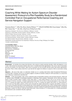 Coaching While Waiting for Autism Spectrum Disorder Assessment: Protocol of a Pilot Feasibility Study for a Randomized Controlled Trial on Occupational Performance Coaching and Service Navigation Support