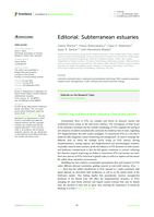 Editorial: Subterranean estuaries