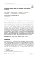Promoting students' safety and wellbeing: ethical practice in schools