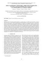 IMPACT OF DIFFERENT TOPOGRAPHIC CORRECTIONS ON PREDICTION ACCURACY OF FOLIAGE PROJECTIVE COVER (FPC) IN A TOPOGRAPHICALLY COMPLEX TERRAIN