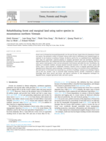 Rehabilitating forest and marginal land using native species in mountainous northern Vietnam