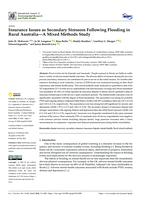 Insurance Issues as Secondary Stressors Following Flooding in Rural Australia-A Mixed Methods Study