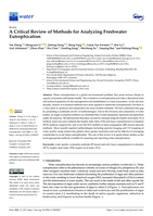 A Critical Review of Methods for Analyzing Freshwater Eutrophication