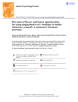 The state of the art and future opportunities for using longitudinal n-of-1 methods in health behaviour research: a systematic literature overview