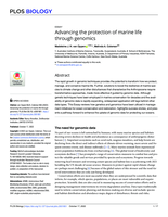 Advancing the protection of marine life through genomics