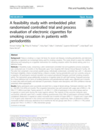 A feasibility study with embedded pilot randomised controlled trial and process evaluation of electronic cigarettes for smoking cessation in patients with periodontitis