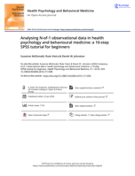 Analysing N-of-1 observational data in health psychology and behavioural medicine: a 10-step SPSS tutorial for beginners