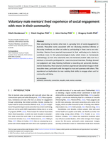 Voluntary male mentors' lived experience of social engagement with men in their community