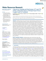 Using Inverse Modeling and Dual Isotopes (delta N-15 and delta O-18 of NO3) to Determine Sources of Nitrogen Export From a Complex Land Use Catchment