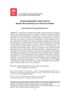 Unpacking Backlash: Social Costs of Gender Non-Conformity for Women and Men