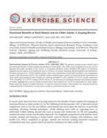 Functional Benefits of Hard Martial Arts for Older Adults: A Scoping Review.