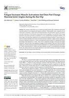 Fatigue Increases Muscle Activations but Does Not Change Maximal Joint Angles during the Bar Dip