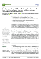 Tyre Configuration and Axle Load of Front-Wheel Assist and Four-Wheel Drive Tractors Effects on Soil Compaction and Rolling Resistance under No-Tillage
