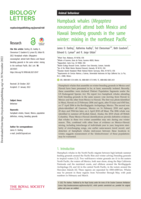 Humpback whales (Megaptera novaeangliae) attend both Mexico and Hawaii breeding grounds in the same winter: mixing in the northeast Pacific