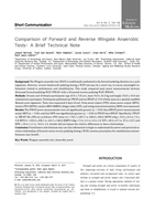 Comparison of Forward and Reverse Wingate Anaerobic Tests: A Brief Technical Note